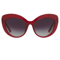 Oscar De La Renta Women's Sunglasses Cat-Eye Red Grey ODLR65C3SUN