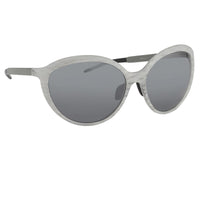 Prabal Gurung Sunglasses Oversized White and Grey