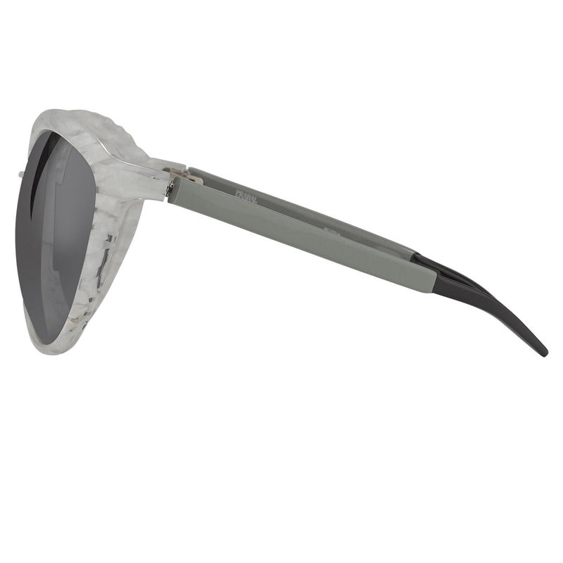 Prabal Gurung Sunglasses Oversized White and Grey