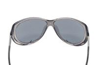 Porsche Design Ladies Sunglasses Oversized Cat Eye Dark Grey Mirror P8602 A