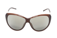 Porsche Design Ladies Sunglasses Oversized Cat Eye Dark Chocolate P8602 B