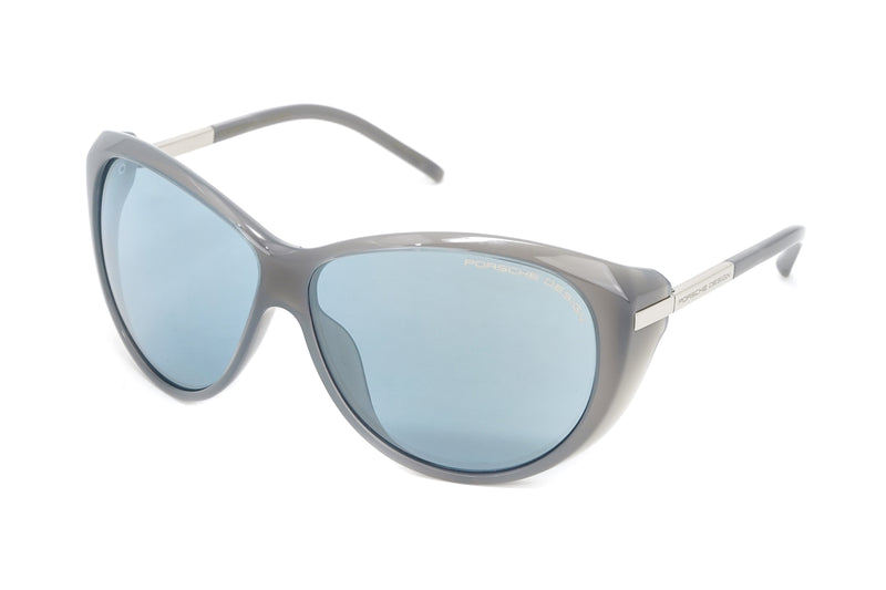 Porsche Design Ladies Sunglasses Oversized Cat Eye Grey P8602 D