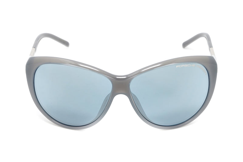 Porsche Design Ladies Sunglasses Oversized Cat Eye Grey P8602 D