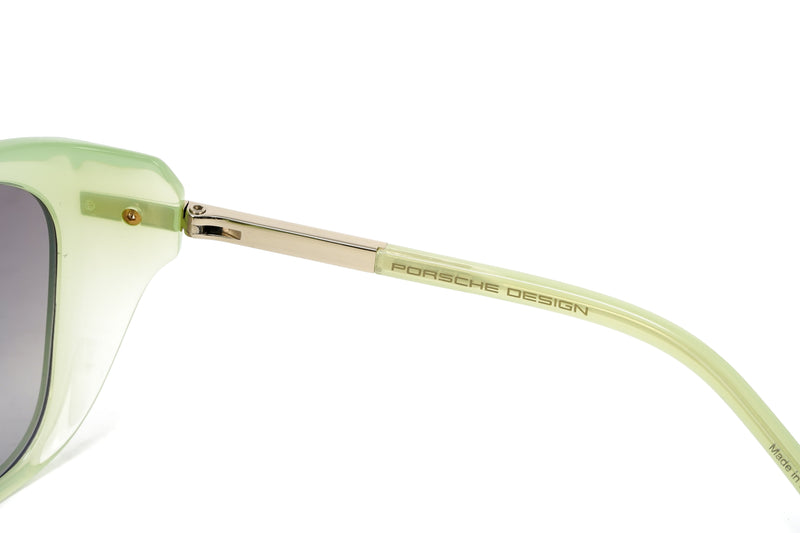 Porsche Design Ladies Sunglasses Oversized Light Green P8603 B