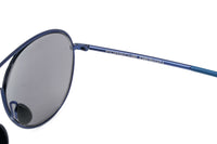 Porsche Design Unisex Sunglasses Pilot Blue Mirror Lenses P8606 A