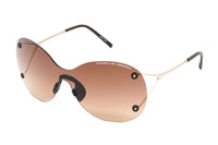 Porsche Design Ladies Butterfly Rimless Gradient Brown Titanium P8621-B-0139-145-V878-E89