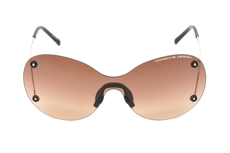 Porsche Design Ladies Butterfly Rimless Gradient Brown Titanium P8621-B-0139-145-V878-E89