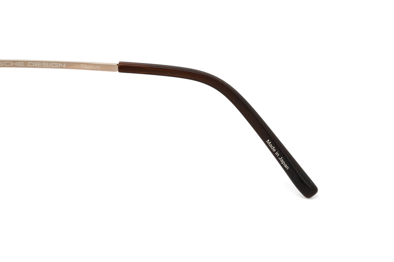 Porsche Design Ladies Butterfly Rimless Gradient Brown Titanium P8621-B-0139-145-V878-E89