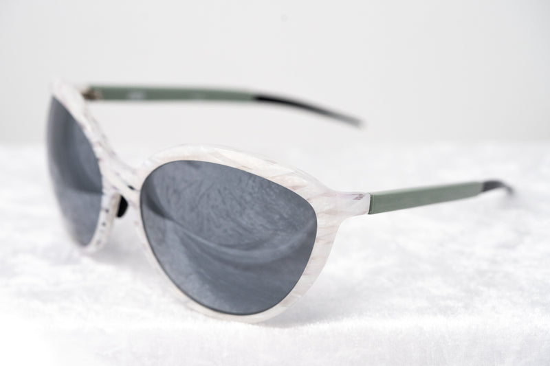 Prabal Gurung Sunglasses Oversized White and Grey