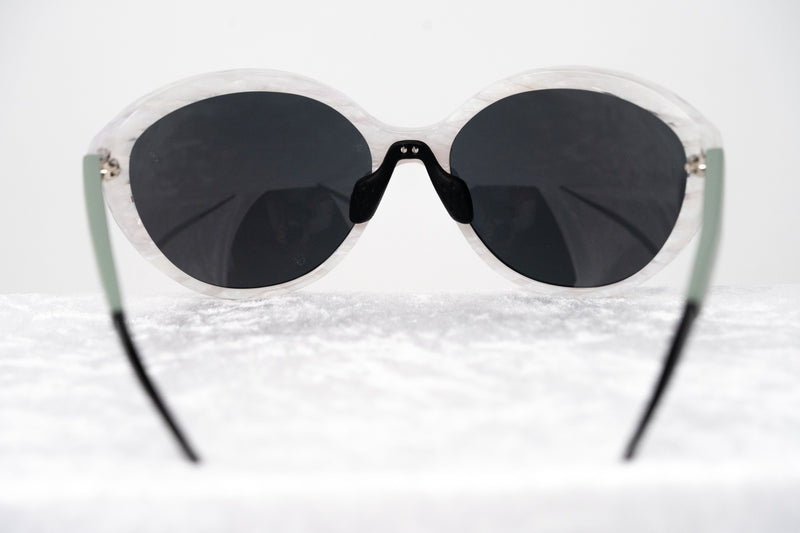 Prabal Gurung Sunglasses Oversized White and Grey