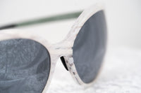 Prabal Gurung Sunglasses Oversized White and Grey