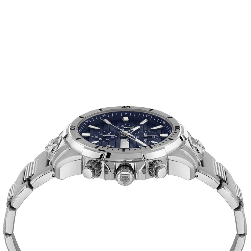 Plein Sport Impact Men's Blue Silver  Watch PSBEA0524