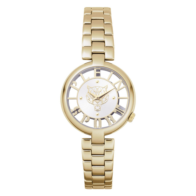 Plein Sport Tiger Luxe Ladies Silver Watch PSMBA0323