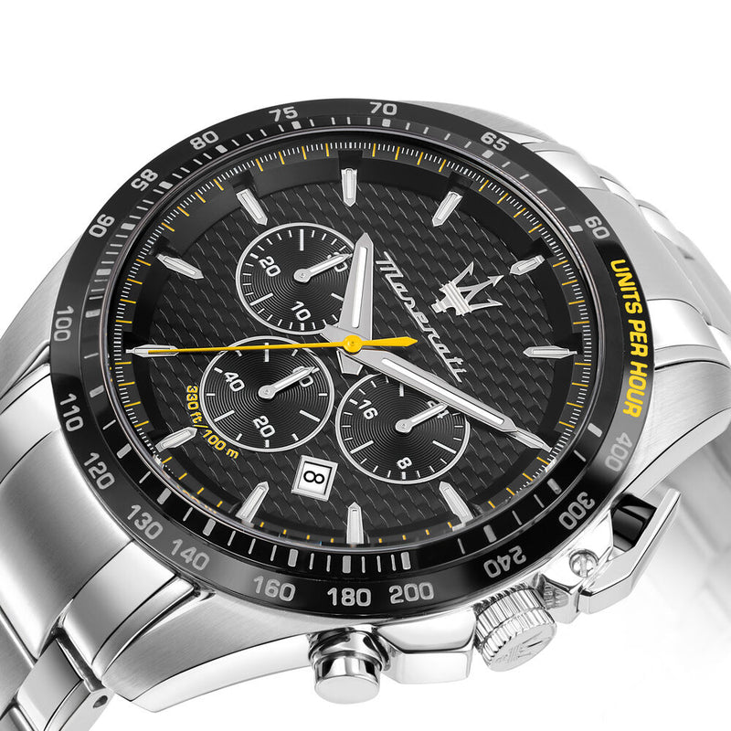 Maserati Men's Traguardo  Black Watch R8873612042
