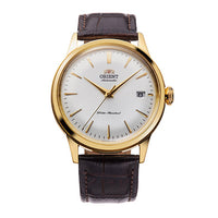 Orient 2nd Generation Bambino Men's Brown Gold Watch RA-AC0M01S30B