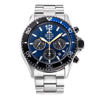 Orient Mako Solar 20th Anniversary Men's Blue Watch RA-TX0208L10B