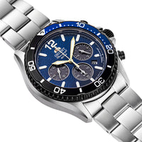 Orient Mako Solar 20th Anniversary Men's Blue Watch RA-TX0208L10B