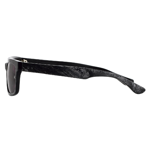 Raf Simons by Linda Farrow - Rectangular Black Texture and Grey Lenses