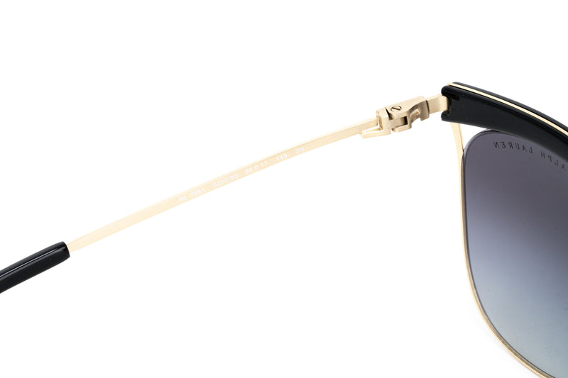 Ralph Lauren Women's Sunglasses Browline Black/Gold RL7061 93528G