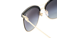 Ralph Lauren Women's Sunglasses Browline Black/Gold RL7061 93528G