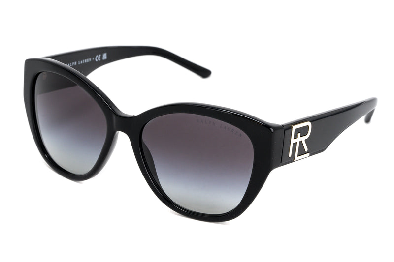 Ralph Lauren Women's Sunglasses Butterfly Black RL8168 50018G