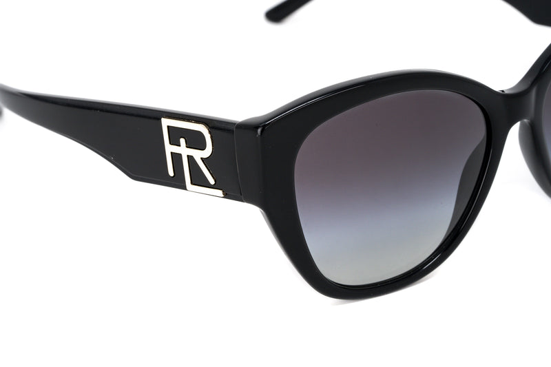 Ralph Lauren Women's Sunglasses Butterfly Black RL8168 50018G