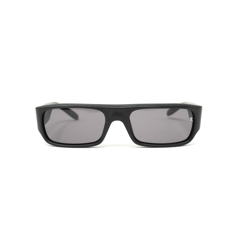 Raf Simons by Linda Farrow - Flat Top Matte Black and Grey Lenses