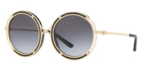 Ralph Lauren Women's Sunglasses Oversized Round Gold/Grey RL7060 93498G