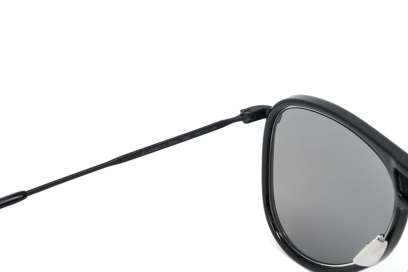 Saint Laurent Unisex Sunglasses Pilot Black CLASSIC 11 RIM-002 56