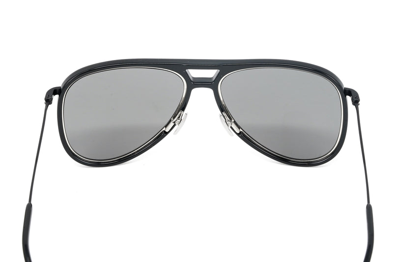 Saint Laurent Unisex Sunglasses Pilot Black CLASSIC 11 RIM-002 56