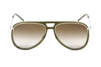 Saint Laurent Unisex Sunglasses Pilot Khaki CLASSIC 11 RIM-005 56