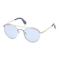 Converse Unisex Sunglasses Steel and Blue Lenses SCO057Q 0523