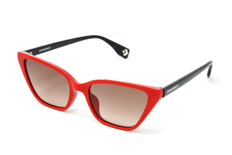 Converse Women's Sunglasses Cat Eye Red SCO197 07FU