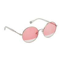 Furla Women's Sunglasses Round Gold/Pink SFU235 0579