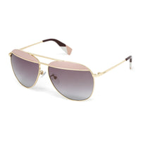 Furla Women's Sunglasses Pilot Gold/Pink SFU236 0323