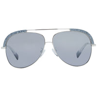 Furla Women's Sunglasses Pilot Silver/Blue SFU284 579X