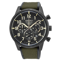 Seiko Chronograph Green Men's Watch SSB369P