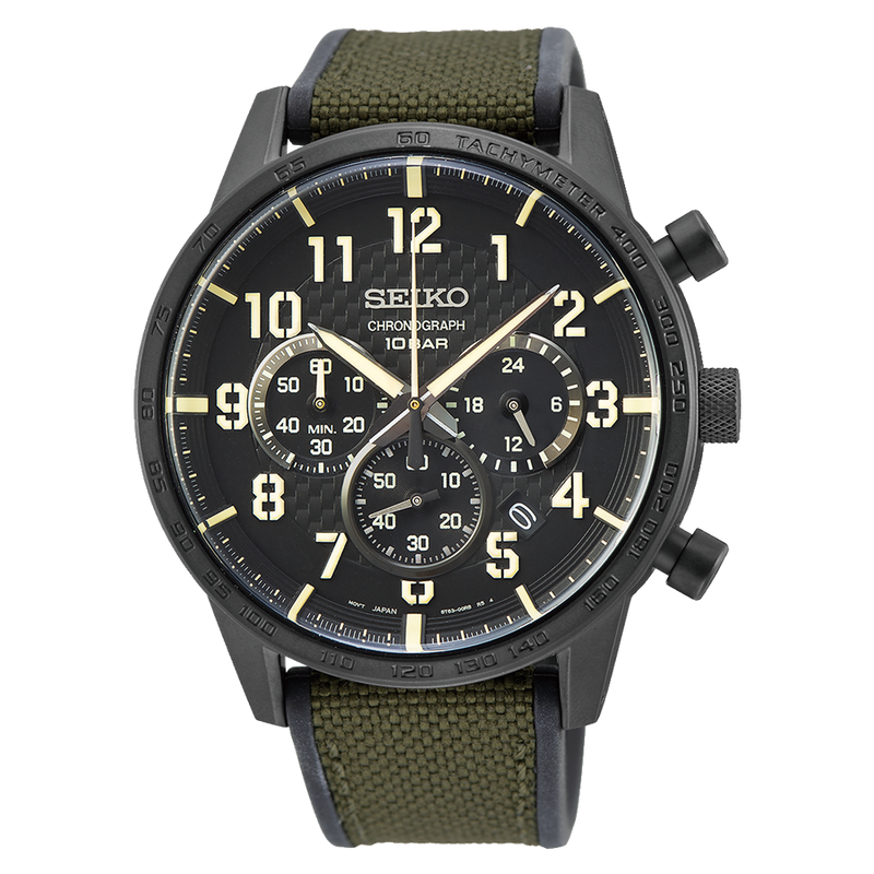 Seiko Chronograph Green Men's Watch SSB369P