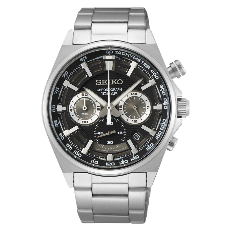 Seiko Neo Sports Chronograph Men's Black Watch SSB397P