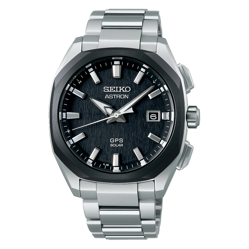 Seiko Astron GPS Solar Black Men's Watch SSJ007