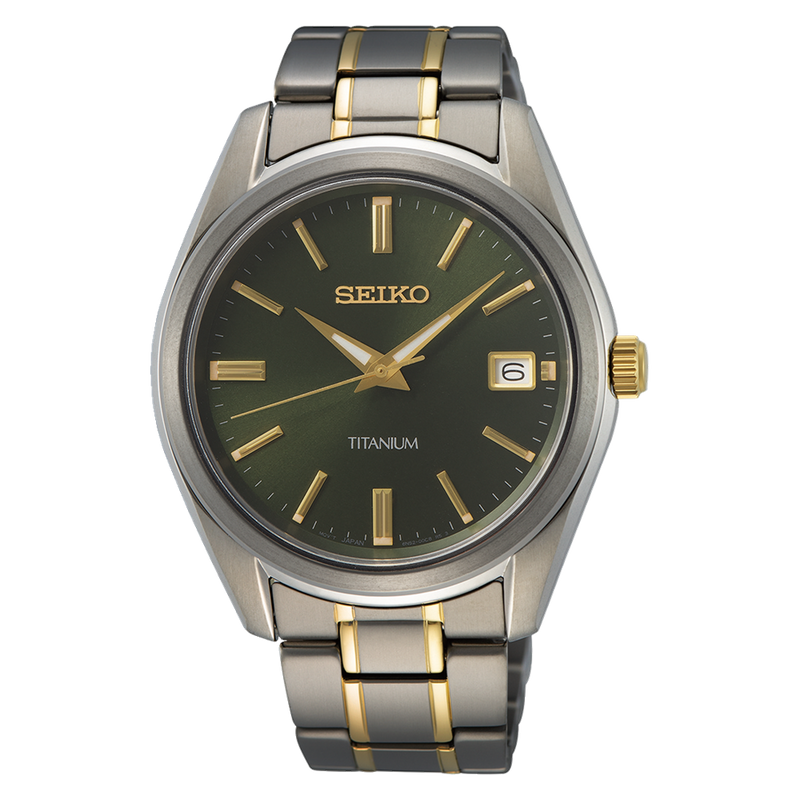 Seiko Essentials Green Men's Watch SUR377