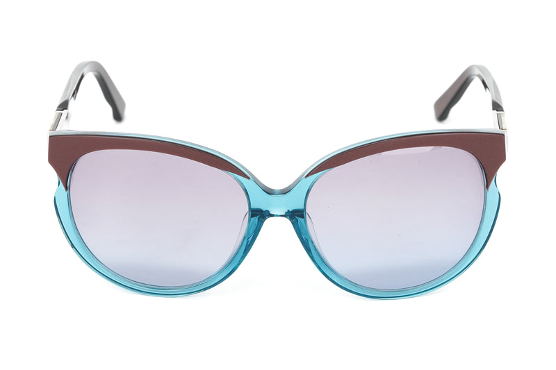 Swarovski Emilia Women's Sunglasses Oversized Oval Blue SK0081-F/S 89T