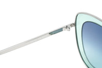 Swarovski Women's Sunglasses Cat Eye Green Blue SK0144/S 14W