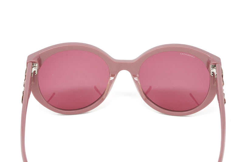 Swarovski Women's Sunglasses Round Cat Eye Thulian Pink SK0174/S 72S