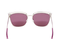 Swarovski Women's Sunglasses Square Browline Pink SK0196 83S