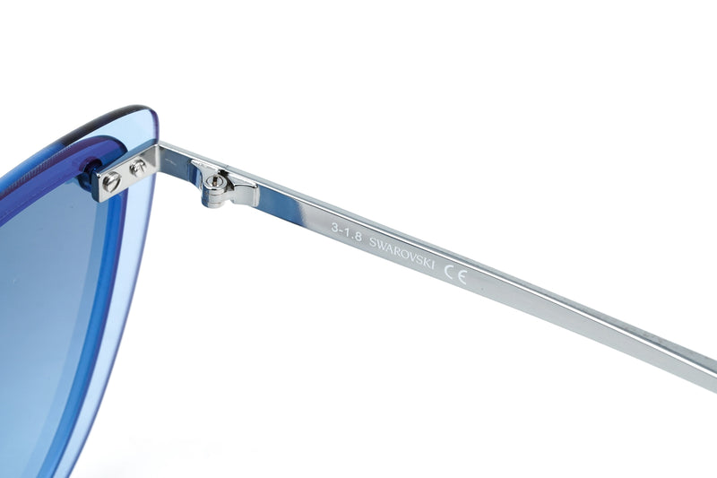 Swarovski Women's Sunglasses Cat Eye Blue SK0200/S 84W