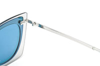 Swarovski Women's Sunglasses Square Blue SK0201/S 16V