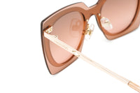 Swarovski Women's Sunglasses Square Rose Gold SK0201/S 28T