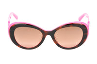 Swarovski Vintage Women's Sunglasses Oval Cat Eye Tortoise Pink SK0224/S 56F