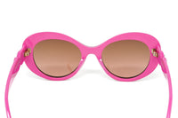 Swarovski Vintage Women's Sunglasses Oval Cat Eye Tortoise Pink SK0224/S 56F